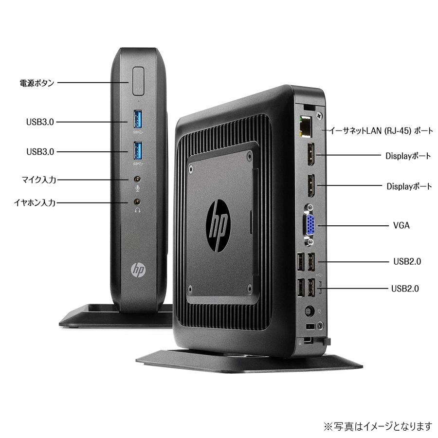 HP デスクトップPC T520/Win 10 Pro/MS Office 2019 H&B/AMD GX-212JC  /WIFI/Bluetooth/メモリ4GB/SSD128GB (整備済み品)